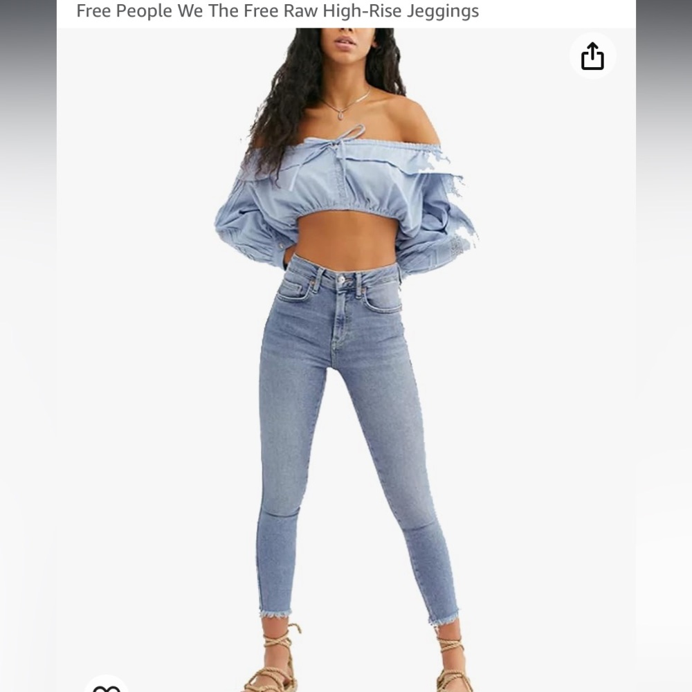 Free People High Rise Jeggings Size 26